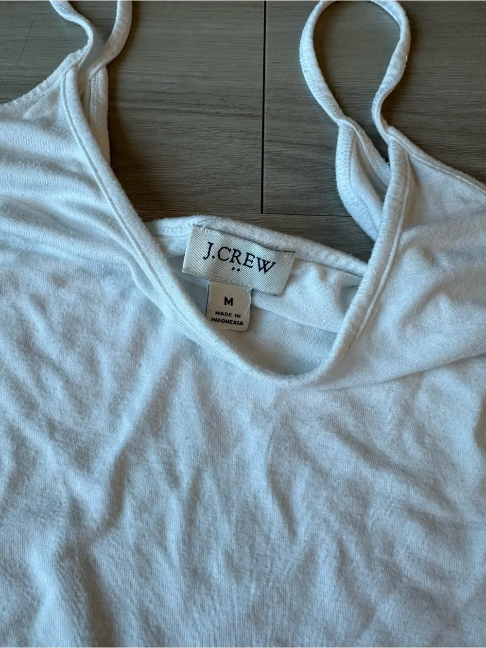 J Crew Basic White Tank Top Womens Medium
